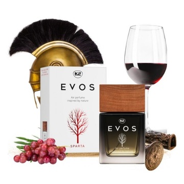 K2 EVOS SPARTA PERFUMY 50ML DO SAMOCHODU AUTA