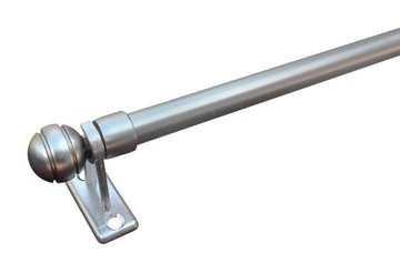 MINI KARNISZ METALOWY Pola zazdrostka 80cm max do 100cm SATYNA