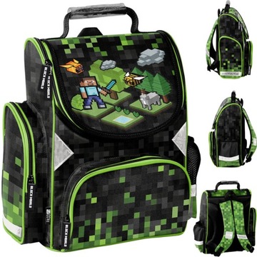 ШКОЛЬНЫЙ РЮКЗАК MINECRAFT ИГРОВОЙ ШКОЛЬНЫЙ РЮКЗАК ШКОЛЬНЫЙ РЮКЗАК MINECRAFT ДЛЯ МАЛЬЧИКА