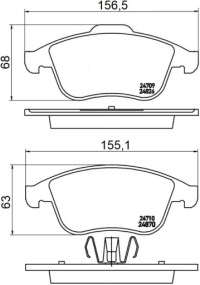 фото thumb №2, Тормозные колодки fdb4068 renault talisman 15r- перед sys.ate