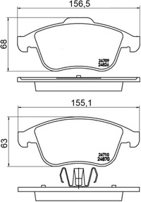 фото thumb №2, Тормозные колодки fdb4068 renault talisman 15r- перед sys.ate