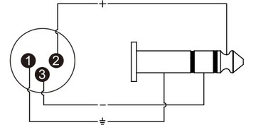 ПЕРЕХОДНИК XLR 6.3 TRS STEREO ROXTONE
