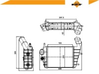 Nrf 30123a радиатор воздуха наддувочный Оригинал, фото thumb