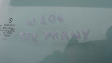 фото thumb №5, Mercedes c w204 sedan скло двері праві зад