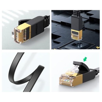 СЕТЕВОЙ КАБЕЛЬ ETHERNET LAN ДЛЯ ИНТЕРНЕТА CAT7 SFTP CAT 7 RJ45 3M