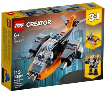 LEGO Creator 31111 CYBERDRON 3W1 MECH DRON SKUTER / EOL Ostatnia szansa