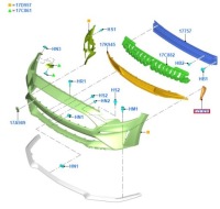 Заглушка решётка радиатора бампера перед mustang mk6 2017- в Украине, фото thumb