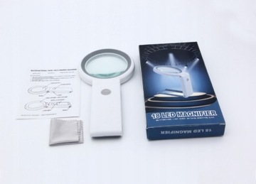 ЛУПА ДЛЯ ЧТЕНИЯ ЛУПА 10x 30x 18LED