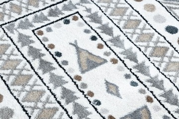 DYWAN DZIECIĘCY FUN 280x370cm INDIAŃSKI krem #O184
