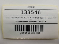 фото thumb №9, Панель приладів бензин skoda fabia ii roomster eu 5j0920841b