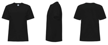 T-SHIRT DZIECIĘCY koszulka bawełniana JHK TSRK-150 popiel 5-6 AS 122