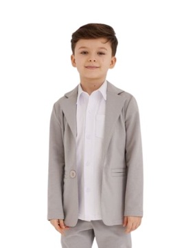 КУРТКА ВСЕ ДЛЯ ДЕТЕЙ ELEGANT BOY серая размер 128/134