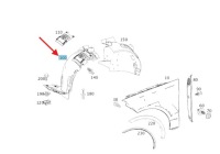 Купить Mercedes-benz оригинальный номер a1668802905 подкрылок правое передние, фото thumb