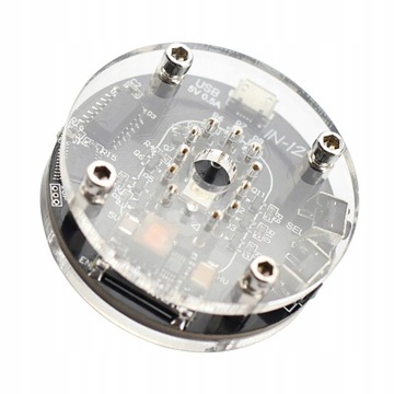 ЧАСЫ ЦИФРОВОЙ БУДИЛЬНИК NIXIE TUBE ЭЛЕКТРОННЫЙ IN12