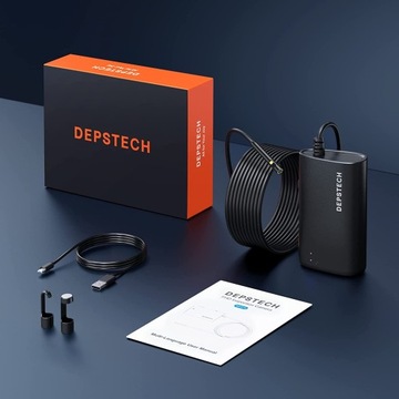 Kamera endoskopowa WiFi ze wiatem 5 mm, Dual Le