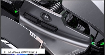 STALOWA MYSZ GAMINGOWA PRO 7200 DPI 4LED aluminium