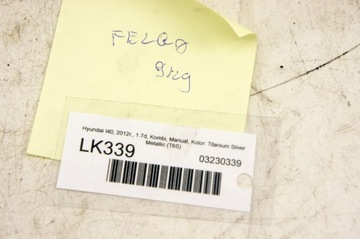 LK336+ Легкосплавные диски Hyundai I40 17 дюймов 5x114,3 7,5J