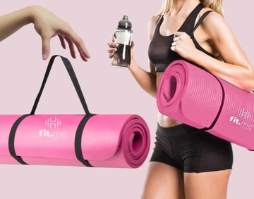 MATA DO ĆWICZEŃ JOGA FITNESS MIĘKKA GRUBA 1,5 CM NBR KARIMATA DUŻA