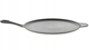 ŻELIWNA PATELNIA DO PIZZY NALEŚNIKÓW CIĘŻKA ODLEW