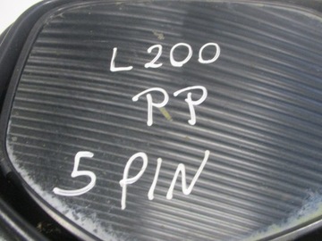 фото thumb №7, Дзеркало зовнішні комплектні праві хром 5pin mitsubishi l200 iv a66 06r