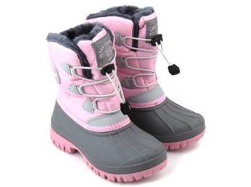 ДЕТСКИЕ СНЕЖНЫЕ БОТИНКИ LEE COOPER 0518K ТЕПЛЫЙ РОЗОВЫЙ