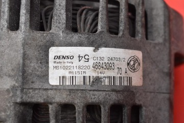 фото thumb №7, Генератор 46843093 fiat panda 2 ii 1.1 8v 54 km 03-11