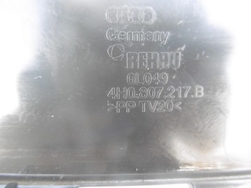 фото thumb №9, Планка бампера audi p. a8 14-17 vag 4h0807217b