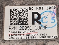 фото thumb №6, Дисплей монитор infiniti fx50 fx ii 280911ja0e