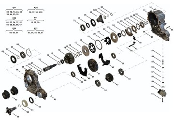 Диски сцепления REDUCER ATC35L BMW 5 F10 XDRIVE