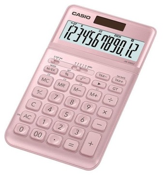 РОЗОВЫЙ ОФИСНЫЙ КАЛЬКУЛЯТОР CASIO JW-200SC-PK TAX