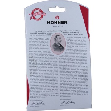125TH ANNIVERSARY Marine Band C harmonijka Hohner