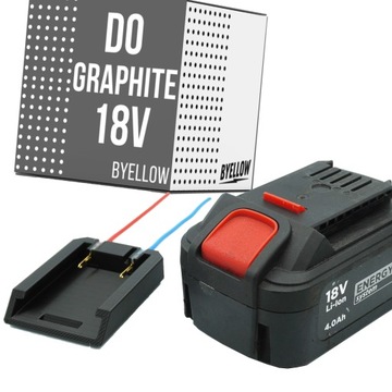 Адаптер для аккумулятора GRAPHITE ENERGY+ 18В