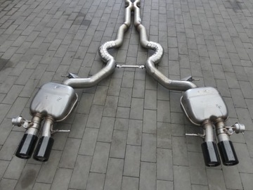 фото thumb №13, Bmw 5 f10 m5 глушитель выхлоп чёрные наконечники оригинал новый!