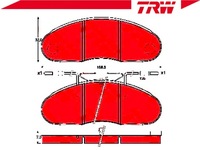 фото thumb №3, Гальмівні колодки гальмівні nissan перед cabstar trade 2,3-3,