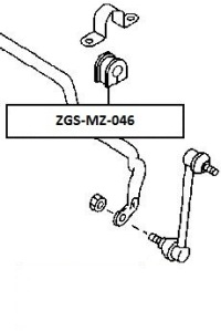 фото thumb №3, Nty zgs-mz-046 підвіска, стабілізатор
