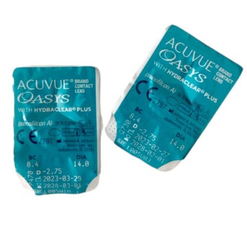 Acuvue Oasys 6 шт мощность -1,25 БК 8,4