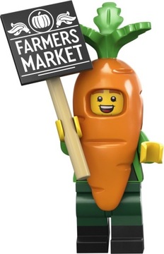 LEGO MINIFITURES SERIES 24 ФИГУРКА КОСТЮМ МОРКОВЬ МАСКОТ 71037 4