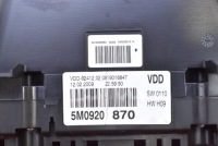 фото thumb №8, Панель приборов eu 5m0920870 vw golf 6 vi plus 1.4 tsi 122 km 09-14