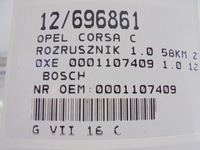 фото thumb №9, Opel corsa c стартер 0001107409 1,0 12v