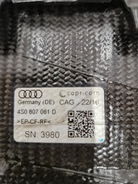 фото thumb №8, Audi r8 4s0807061d карбон накладка спойлер dół бампера 4s0