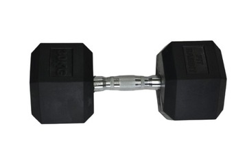 Гантель прорезиненная Fit-Rabbit Hex 12,5 кг