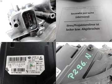 фото thumb №12, Bmw 5 m5 f10 f11 13-17 lci рестайлінг адаптивний повний led лампа ліва перед європа