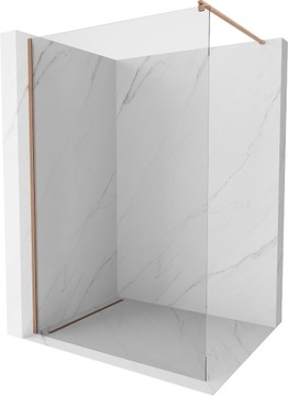 MEXEN KIOTO ŚCIANKA PRYSZNICOWA WALK-IN 105 x 200 CM MIEDŹ szkło 8 mm