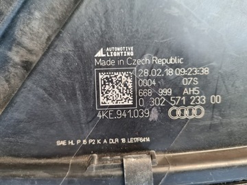 фото thumb №13, Audi e tron q8 e tron 4ke лампи перед повний led matrix 4ke941039 4ke941040