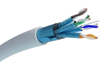 Кабель CAT6A FTP V2 LAN, витая пара, 500 м, 100 % МЕДЬ