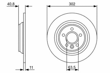 фото thumb №1, Диск гальмо. volvo s80 ii 06- зад