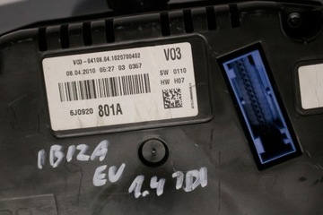 фото thumb №5, Спідометр  seat ibiza iv 1.4 tdi