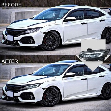 фото thumb №8, Фари лампи перед led honda civic 16-21
