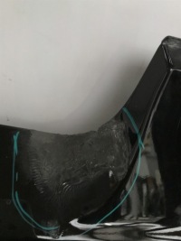 фото thumb №9, Vw golf vii 5g диффузор спойлер r-line накладка dół 5g6807568n