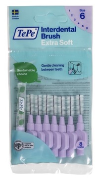Межзубные щетки TePe ExtraSoft 1,1 мм 8 шт.